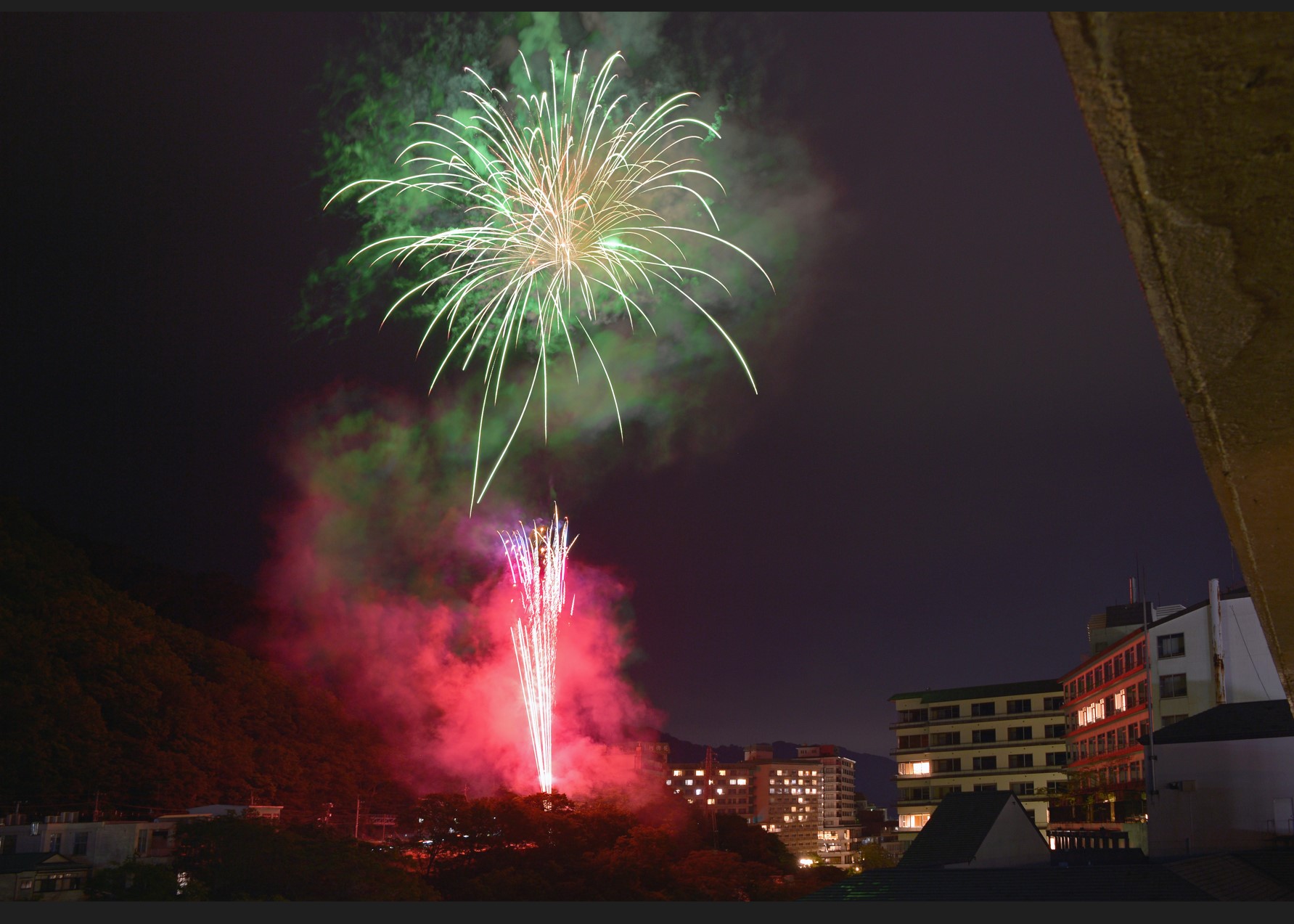 Kinugawa Onsen Fireworks